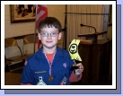 This year the Cub Scouts did the Rain Gutter Regatta.  Clark had a great time blowing his boat down the gutter full of water -- he won a few and lost a few.  That's life, right?