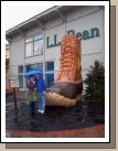 Of course we had to stop at "The" L.L. Bean store.