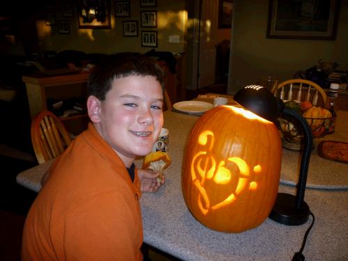 Ta Da...one musical pumpkin ready to go!