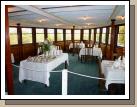 Touring the boat made me want to go back in time, eat in this fun dining room...