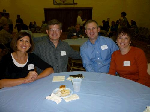 The Germany Duesseldorf Mission Reunion.  One of Alan's favorite companions Danny Boyd and his wife Laurie.