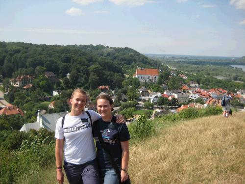 Overlooking Kazimierz Dolny.