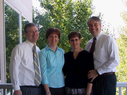 Our good friends Melora and Thomas Collette from New Hampshire brought their son Jordan out to BYU -- it was fun to spend some time with them.