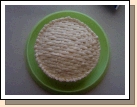 This is Loren's first attempt at weaving icing -- whatever!  I can't even comprehend it...