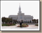 Phillip in front of the Bountiful Temple.