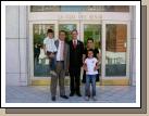 Elder Brown with Marta and Pere Borrut and their children Sara and Peter